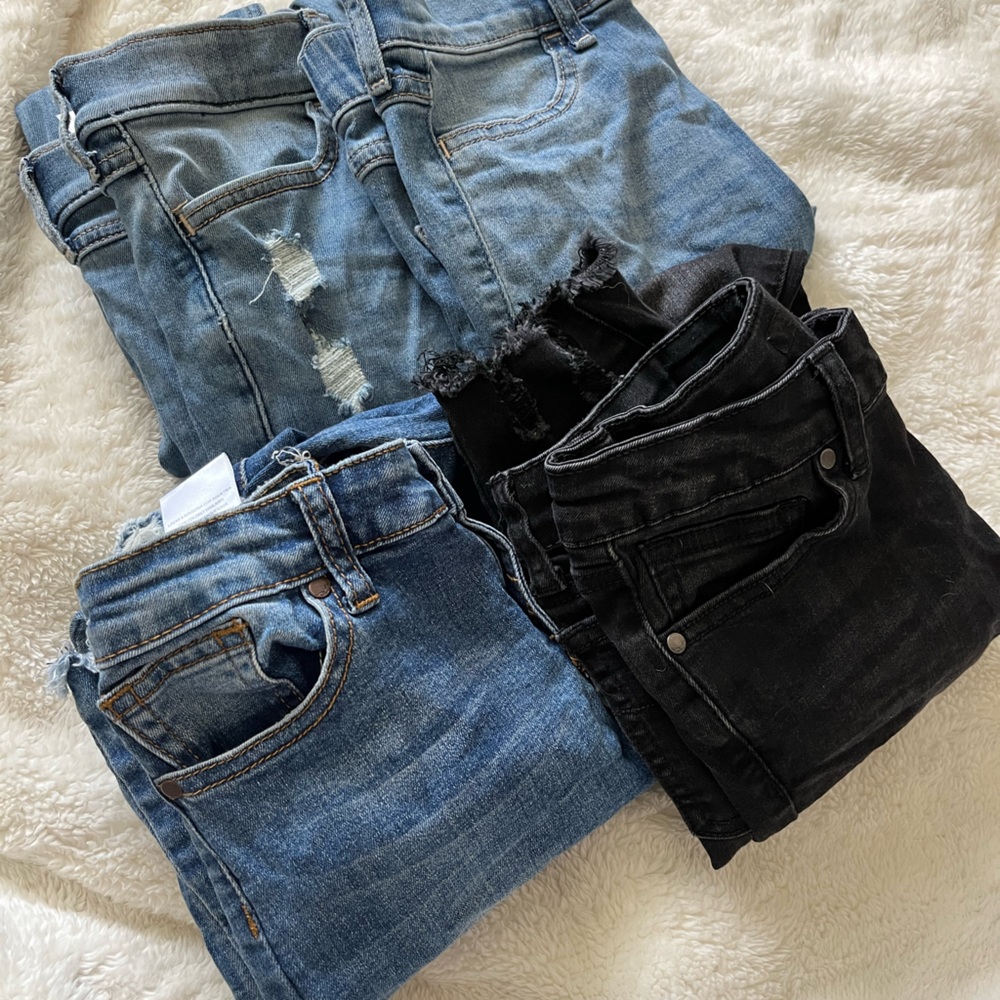 Abercrombie and Fitch size 11/12 jeans bundle